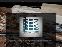 Tablet Screenshot of jlongcustomhomes.com